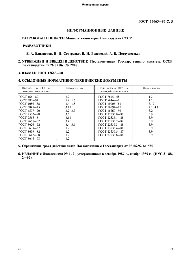 ГОСТ 13663-86: Трубы стальные профильные